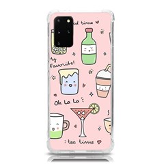 Drink Cocktail Doodle Coffee Samsung Galaxy S20plus 6 7 Inch Tpu Uv Case by Apen