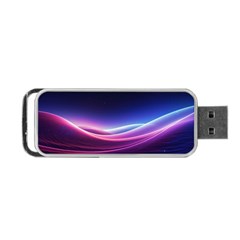 Cosmic Galaxy Quantum Art Nature Portable Usb Flash (one Side) by Ravend