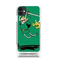 Adventure Time The Legend Of Zelda Iphone 11 Tpu Uv Print Case by Sarkoni
