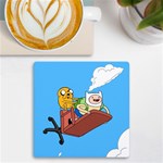 Cartoon Adventure Time Jake And Finn UV Print Square Tile Coaster  Front
