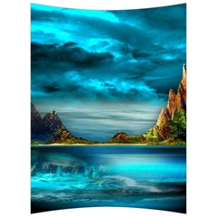 Artistic Fantasy Psychedelic Back Support Cushion by Sarkoni