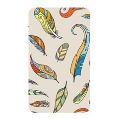 Vector Boho Doodle Feathers Seamless Pattern Illustration Memory Card Reader (rectangular) by Hannah976