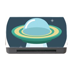 Illustration Ufo Alien  Unidentified Flying Object Memory Card Reader With Cf by Sarkoni