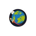 Spaceship Design Golf Ball Marker (4 pack) Front