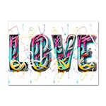 Graffiti Love Sticker A4 (10 pack) Front