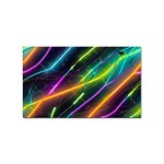 Vibrant Neon Dreams Sticker (Rectangular) Front