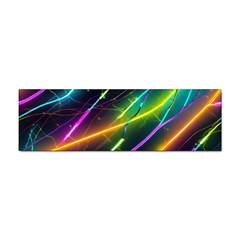 Vibrant Neon Dreams Sticker (bumper) by essentialimage