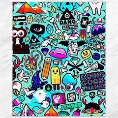 Graffiti Pop Art Crazy Retro Canvas 11  X 14  by Bedest