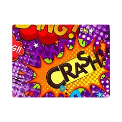 Crash Bang Adventure Time Art Boom Graffiti Premium Plush Fleece Blanket (mini) by Bedest