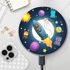 Spaceship Astronaut Space Wireless Fast Charger(white) by Hannah976