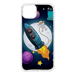 Spaceship Astronaut Space Iphone 14 Plus Tpu Uv Print Case by Hannah976