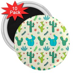Space Patterns 3  Magnets (10 Pack)  by Hannah976