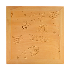 Abstract Fashion Background Suitable Fabric Printing Wood Photo Frame Cube by Apen