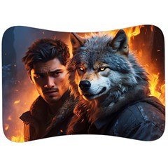 Be Dare For Everything Velour Seat Head Rest Cushion by Saikumar