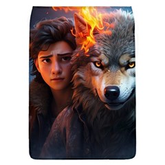 Be Fearless Removable Flap Cover (l) by Saikumar