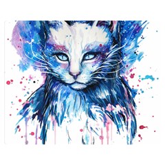Cat Premium Plush Fleece Blanket (medium) by saad11