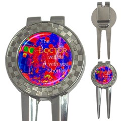 Doctor Who Dr Who Tardis 3-in-1 Golf Divots by Cendanart