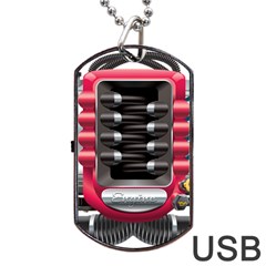 Car Engine Dog Tag Usb Flash (one Side) by Ket1n9