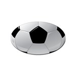Soccer Ball Sticker Oval (100 pack) Front