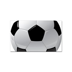 Soccer Ball Sticker Rectangular (10 Pack) by Ket1n9