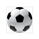 Soccer Ball Satin Bandana Scarf 22  x 22  Front