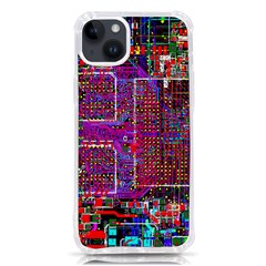 Technology Circuit Board Layout Pattern Iphone 14 Plus Tpu Uv Print Case by Ket1n9