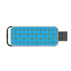 Alien Pattern Portable Usb Flash (one Side) by Ket1n9