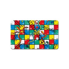 Snakes And Ladders Magnet (name Card) by Ket1n9
