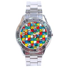 Snakes And Ladders Stainless Steel Analogue Watch by Ket1n9
