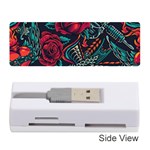 Vintage Flash Tattoos Designs Seamless Pattern Memory Card Reader (Stick) Front
