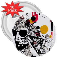 You Wanna Know The Real Me? 3  Buttons (10 Pack)  by essentialimage