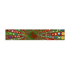 Emoji Hearts Valentine Universe Premium Plush Fleece Scarf (mini) by Paksenen