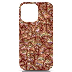 Mind Brain Thought Mental Iphone 14 Pro Max Black Uv Print Case by Paksenen