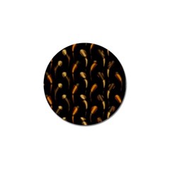Abstract Art Pattern Warm Colors Golf Ball Marker (4 Pack) by Ndabl3x