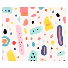 Abstract Seamless Colorful Pattern Premium Plush Fleece Blanket (small) by Ndabl3x
