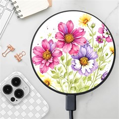 Flourish Colours Invitation Wireless Fast Charger(black) by Bedest