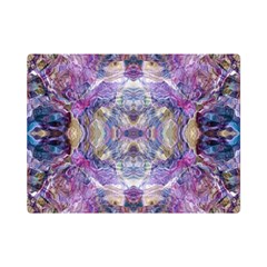 Abstract Pebbles Iv Premium Plush Fleece Blanket (mini) by kaleidomarblingart