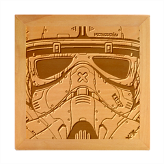 Stormtrooper Wood Photo Frame Cube by Cendanart