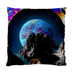 Aesthetic Psychedelic Drawings Art Acid Space Standard Cushion Case (two Sides) by Cendanart