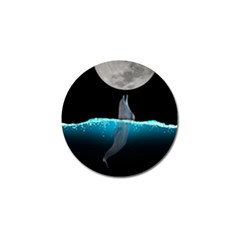 Dolphin Moon Water Golf Ball Marker (10 Pack) by Ndabl3x