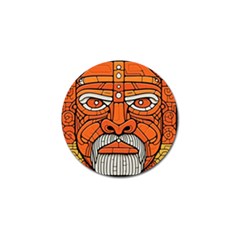 Face Skull Head Art Golf Ball Marker (4 Pack) by Ndabl3x