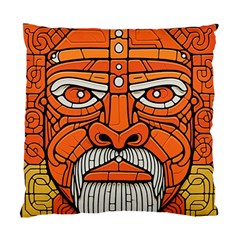 Face Skull Head Art Standard Cushion Case (two Sides) by Ndabl3x