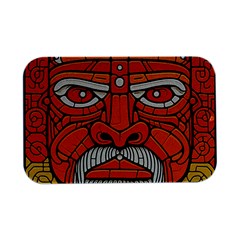 Face Skull Head Art Open Lid Metal Box (silver)   by Ndabl3x