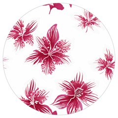 Hawaiian Flowers Round Trivet by essentialimage