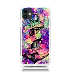 Anchor Purple Space Iphone 11 Tpu Uv Print Case