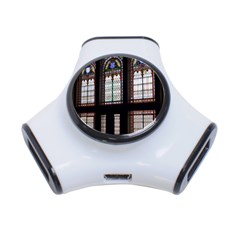 Stained Glass Window Krotoszyn 3-port Usb Hub by Cendanart