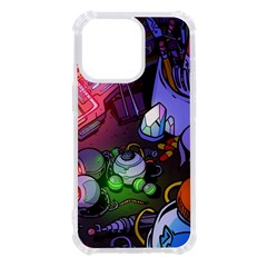 Graffiti Corazones Kingdom Saga Super Iphone 13 Pro Tpu Uv Print Case by Cemarart