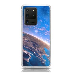 Earth Blue Galaxy Sky Space Samsung Galaxy S20 Ultra 6 9 Inch Tpu Uv Case by Cemarart