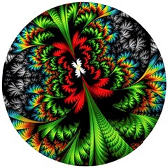 Kaleidoscopic Tropic Wooden Puzzle Round by Grandong