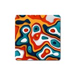 Colors Pastel Patterns Square Magnet Front